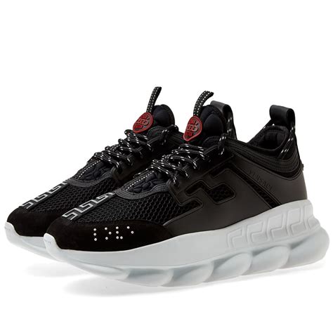 black and white versace chain reaction|Versace chain reaction shoes price.